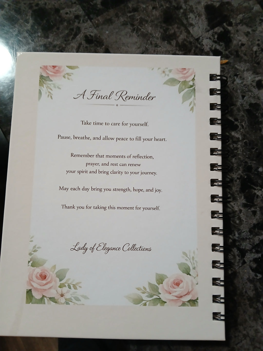 Love Yourself Self-Care & Reflection Journal