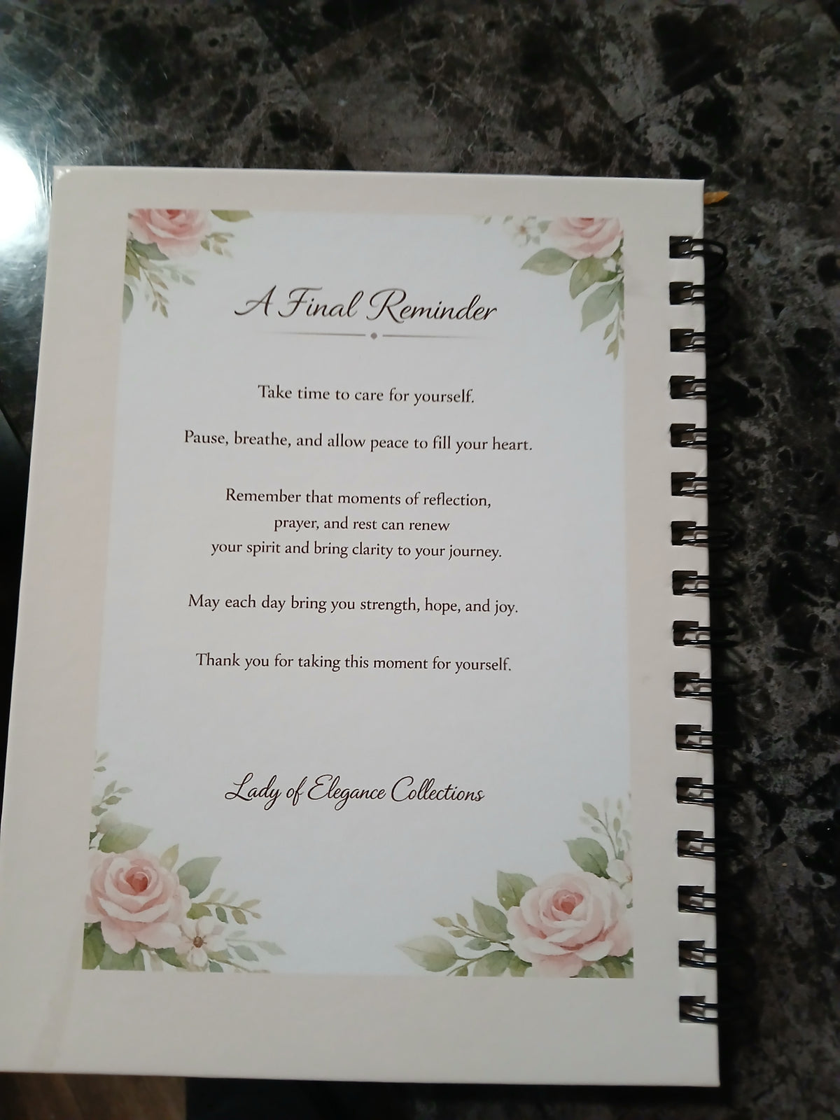 Love Yourself Self-Care & Reflection Journal