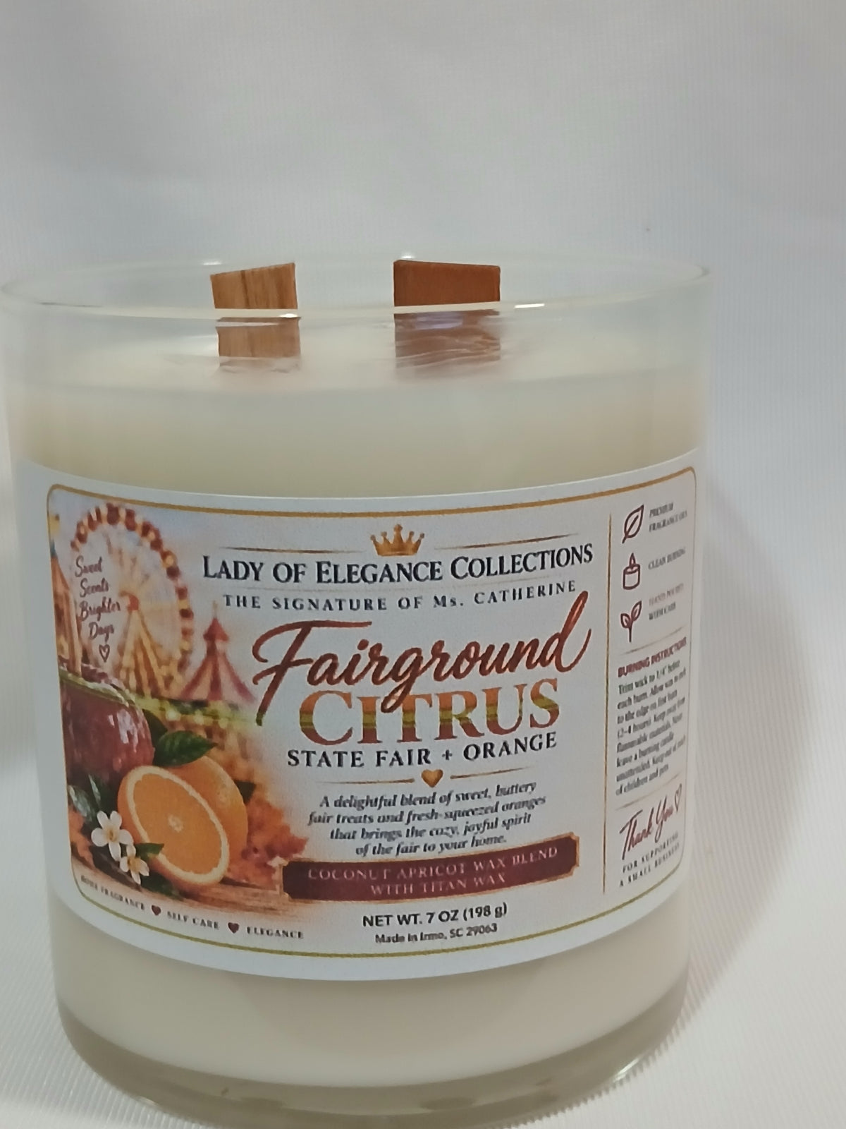 Fairground Citrus – 7 oz Candle