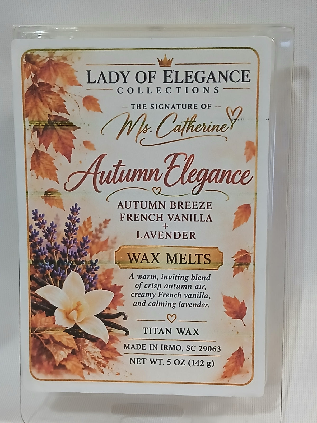 Autumn Elegance – 5 oz Premium Wax Melt.”