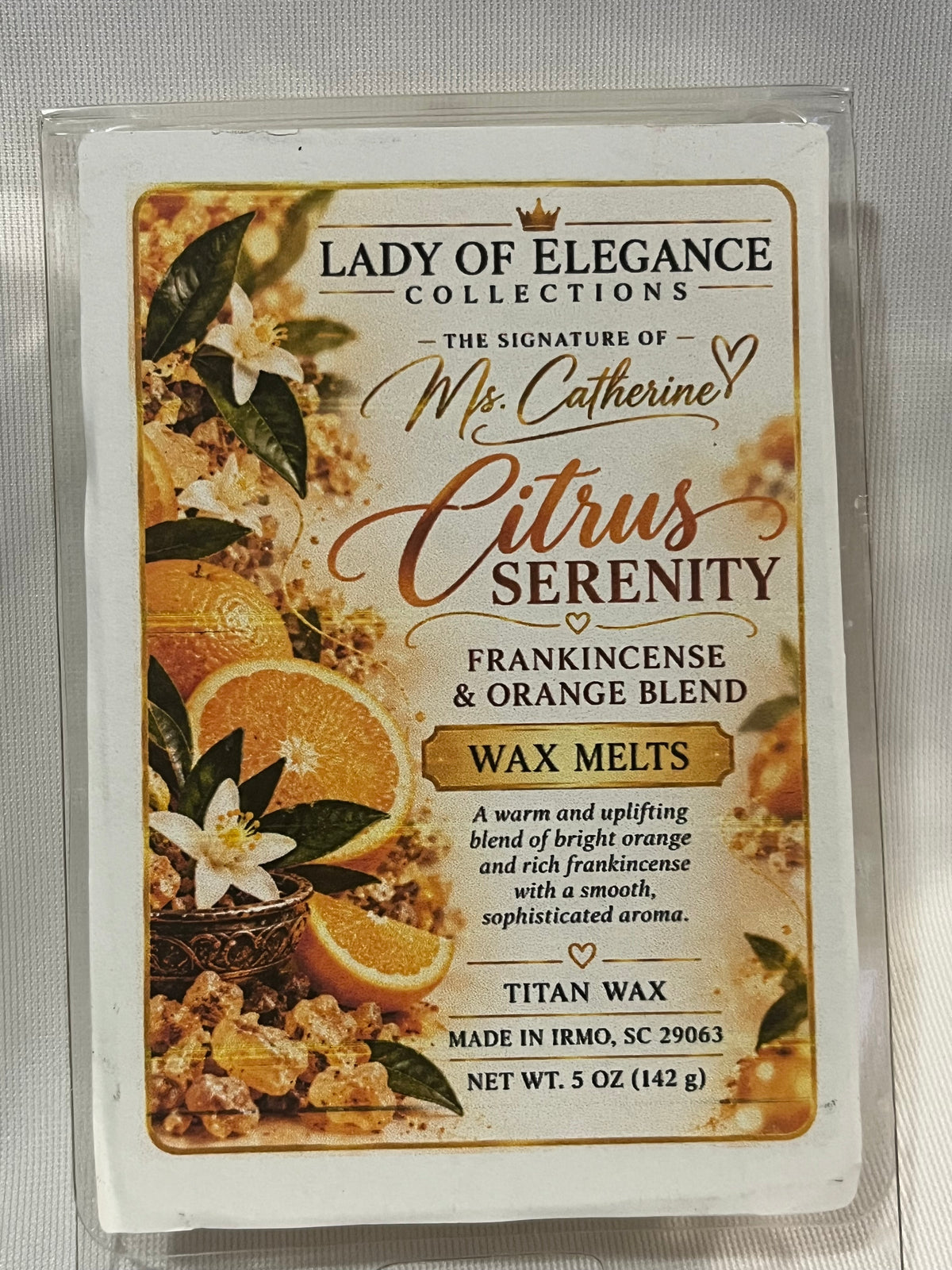 Citrus Serenity – 5 oz Premium Wax Melt